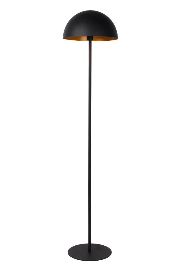 Lucide SIEMON - Floor lamp - Ø 35 cm - 1xE27 - Black - turned off